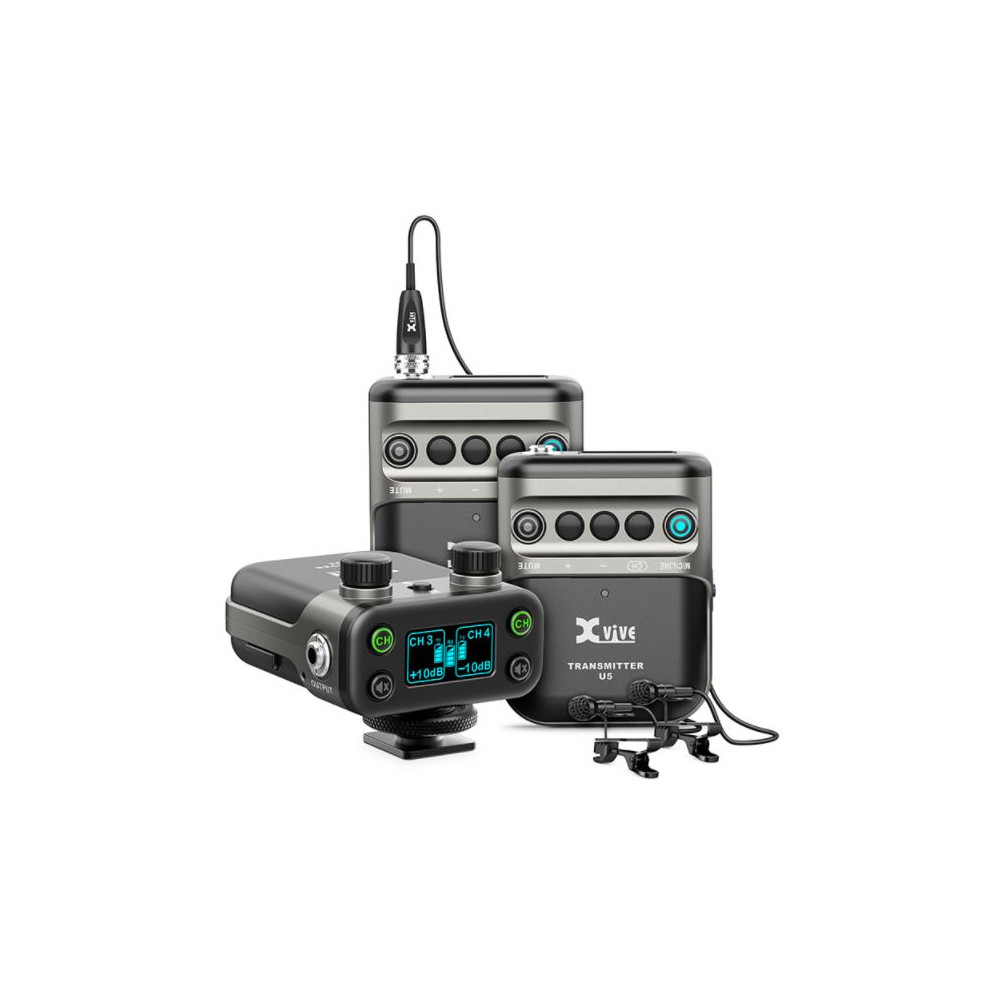 Xvive U5t2 (2 Transmitters + 1 Receiver) - For Cameras
