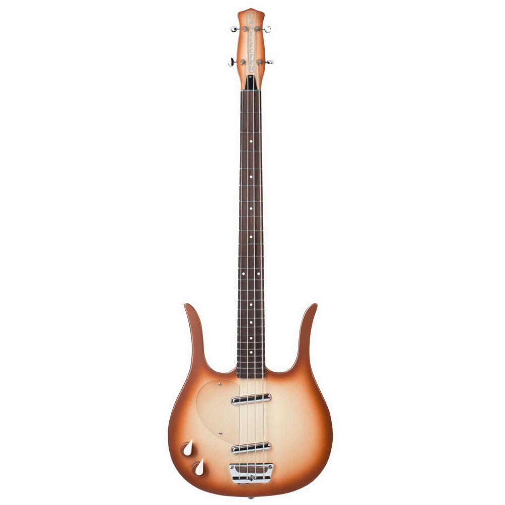 Danelectro 58 Longhorn Bass Lefty-cobre B
