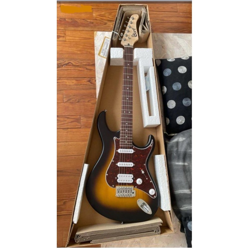 La guitarra eléctrica Cort G110 combina un diseño clásico con características modernas para ofrecer un sonido potente y 