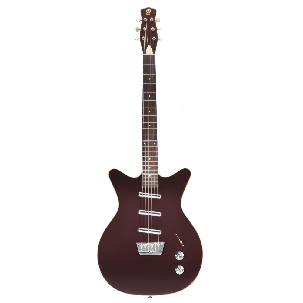 Danelectro 59 Triple Divine Burdeos oscuro