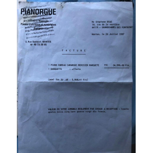 Piano droit Rameau Camargue 114