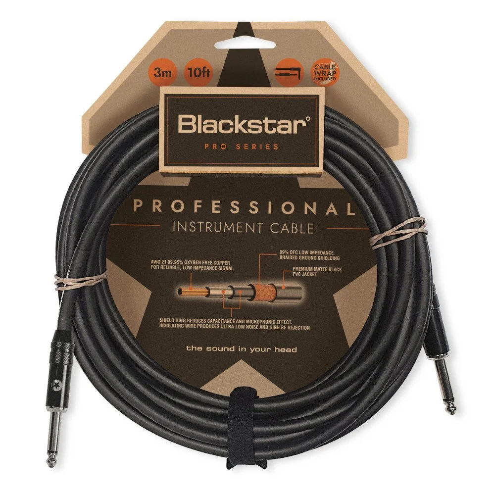 Cable profesional Blackstar 3 m Str/str