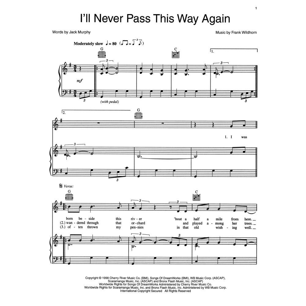 I'll Never Pass This Way Again