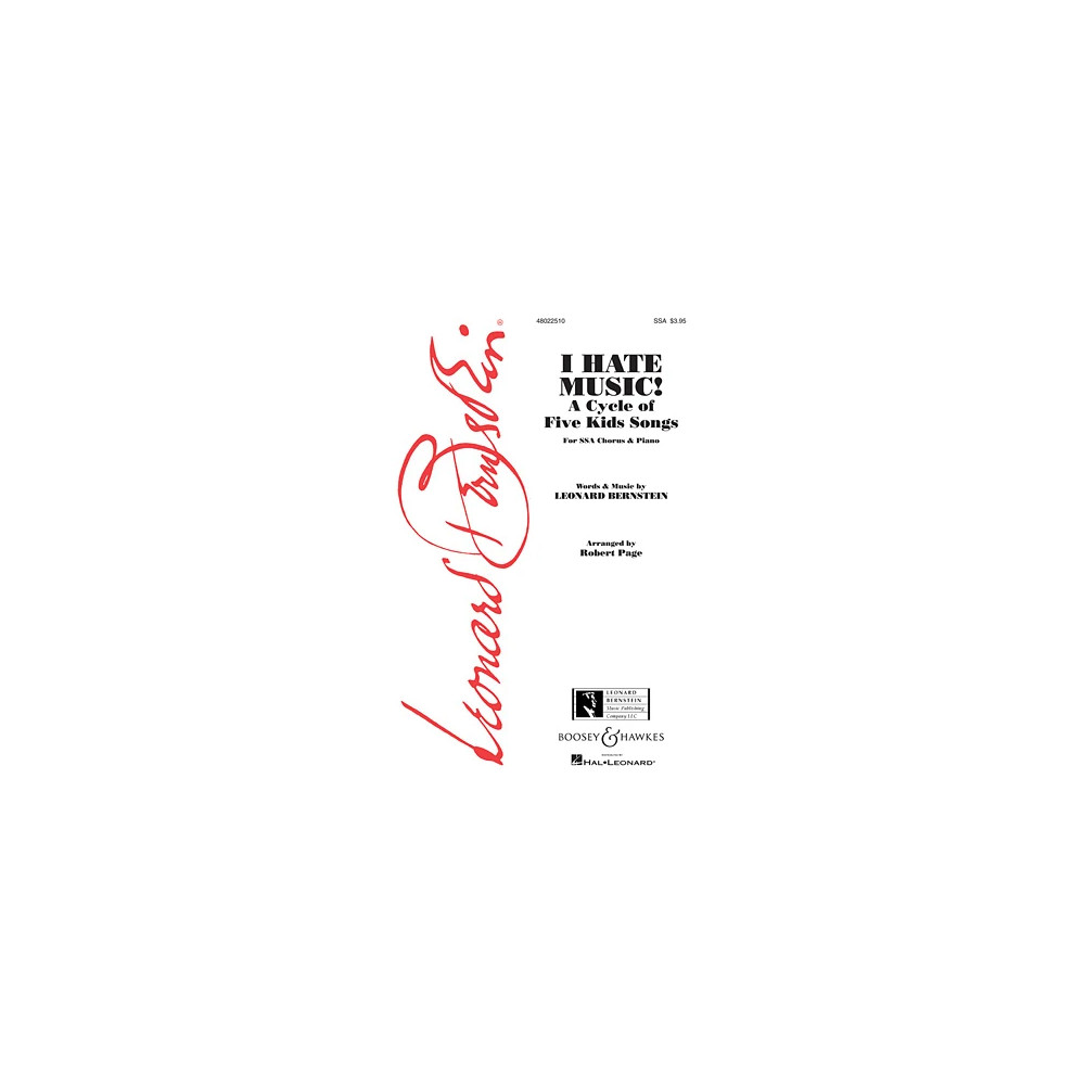 I Hate Music (arr. Robert Page)