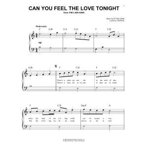 Can You Feel The Love Tonight (from The Lion King)