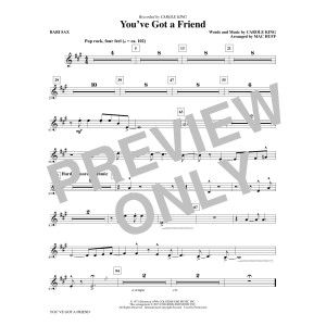 You've Got a Friend - Baritone Sax