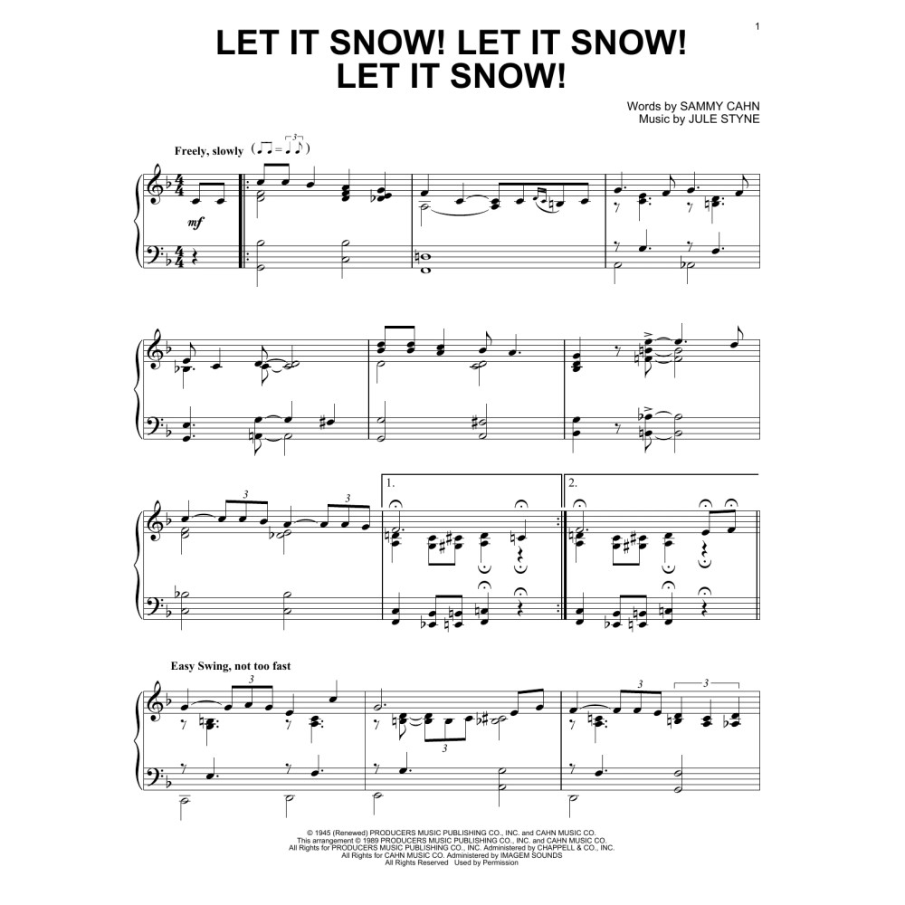 Let It Snow! Let It Snow! Let It Snow!
