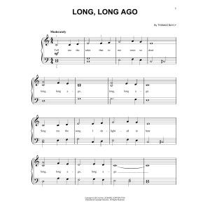 Long, Long Ago
