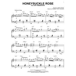 Honeysuckle Rose [Stride version] (arr. Brent Edstrom)