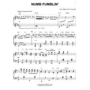 Numb Fumblin' [Stride version] (arr. Brent Edstrom)