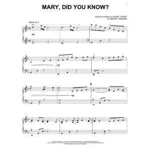 Mary, Did You Know?