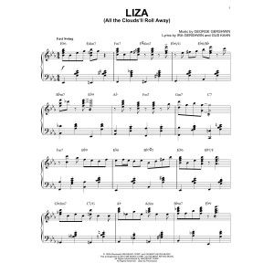 Liza (All The Clouds'll Roll Away) [Stride version] (arr. Brent Edstrom)