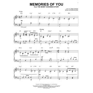 Memories Of You [Stride version] (arr. Brent Edstrom)