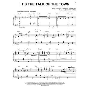 It's The Talk Of The Town [Stride version] (arr. Brent Edstrom)