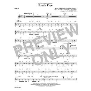Break Free - Guitar