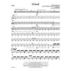 I Lived - Drum Set