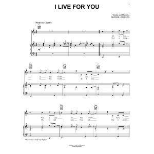 I Live For You