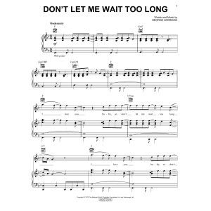 Don''t Let Me Wait Too Long
