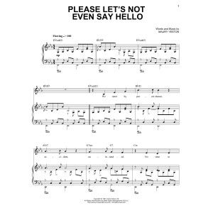 Please Let's Not Even Say Hello