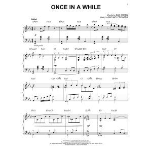 Once In A While [Jazz version] (arr. Brent Edstrom)