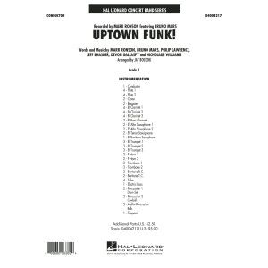 Uptown Funk! - Dirigentenpartitur (Gesamtpartitur)