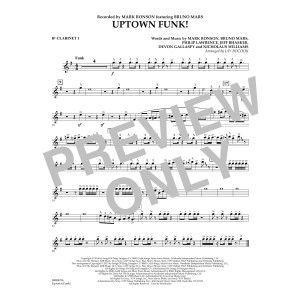 Uptown Funk! - Bb Clarinet 1