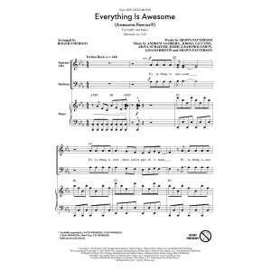 Everything Is Awesome (from The Lego Movie) (arr. Roger Emerson)