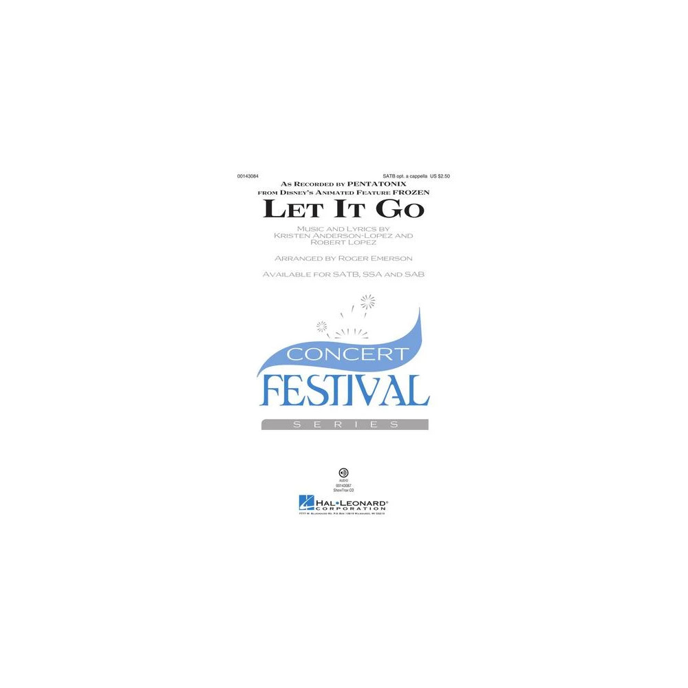 Let It Go (from Frozen) (arr. Roger Emerson)