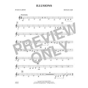 Illusions - Bb Bass Clarinet