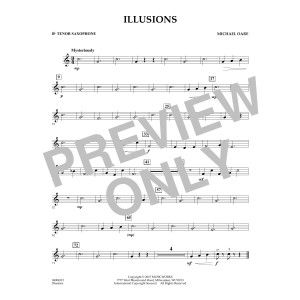Illusions - Bb Tenor Saxophone