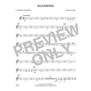 Illusions - Eb Baritone Saxophone