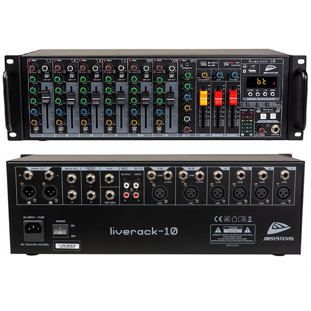 JB Systems - live rack-10 - mix 10v rackable