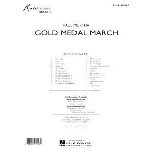 Gold Medal March - Conductor Score (Full Score)