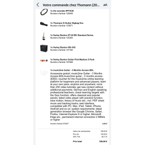 La guitarra eléctrica Harley Benton