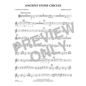Ancient Stone Circles - Eb Baritone Saxophone