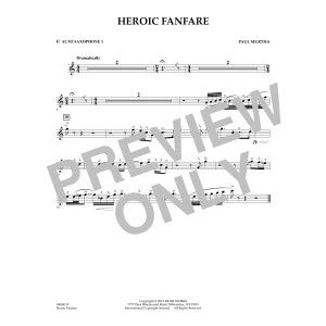 Heroic Fanfare - Eb Alto Saxophone 1