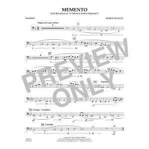 Memento - Bassoon