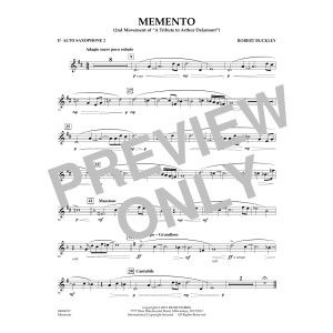 Memento - Eb Alto Saxophone 2