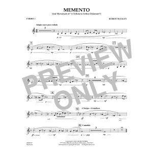 Memento - F Horn 1