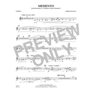 Memento - F Horn 2