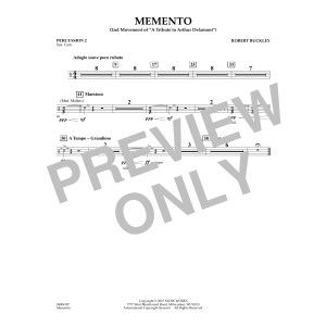 Memento - Percussion 2