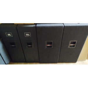 JBL Sono 4 Speakers and 4 Kyu Systems Subwoofers