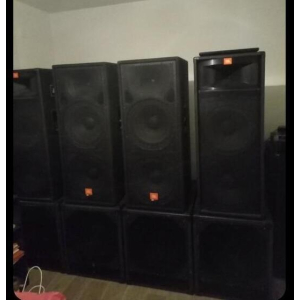 JBL Sono 4 Altavoces y 4 subwoofers Kyu systems