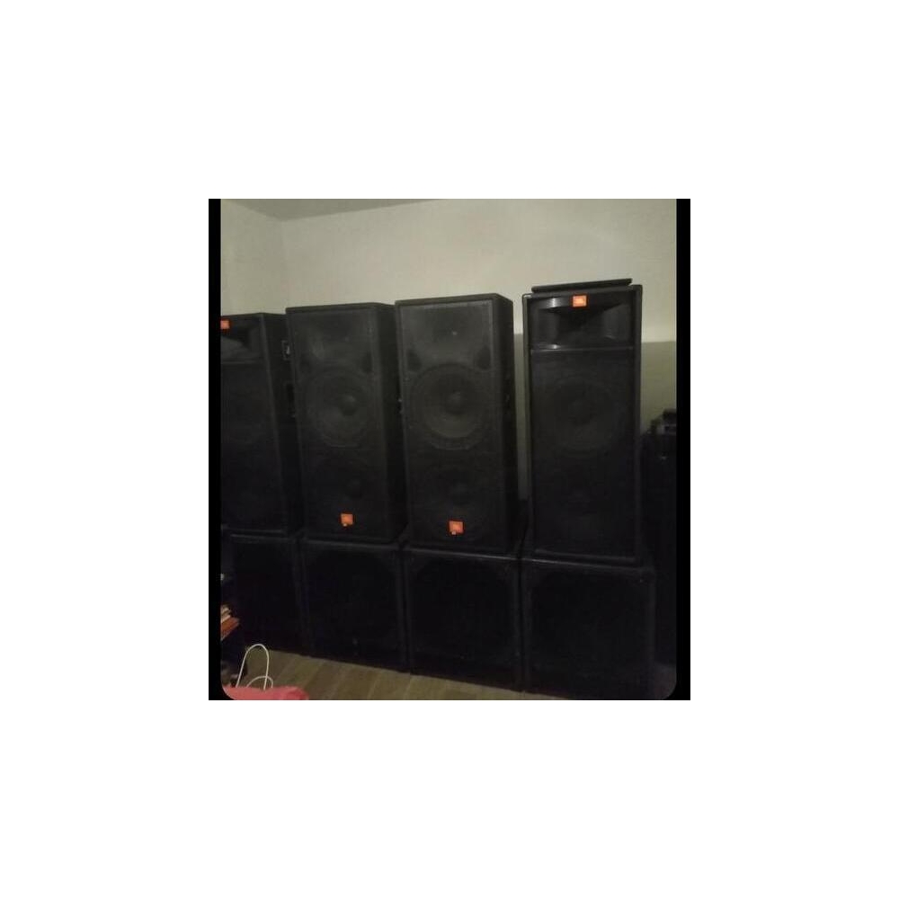 JBL Sono 4 Altavoces y 4 subwoofers Kyu systems