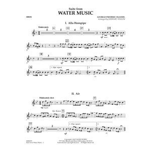 Suite from Water Music - Oboe