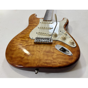 Fender Stratocaster American Select Exotic Quilt 2013 Ice Tea Burst