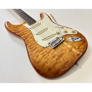Fender Stratocaster American Select Exotic Quilt 2013 Ice Tea Burst
