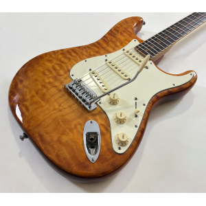 Fender Stratocaster American Select Exotic Quilt 2013 Ice Tea Burst