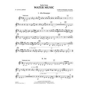 Suite from Water Music - Eb Alto Clarinet