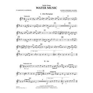 Suite aus der Wassermusik - Eb-Baritonsaxophon